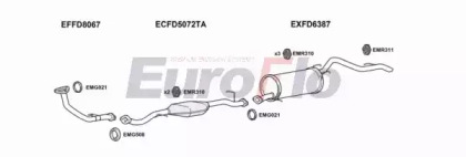 Система выпуска ОГ EuroFlo FDRAN30D 8001